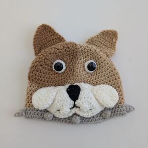 Paw Patrol Rubble Kids Crochet Hat